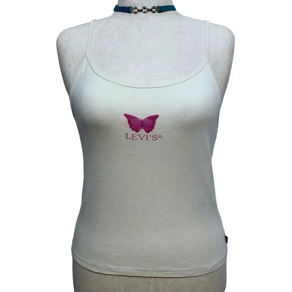 Levi's NWT Cream Tank Top Women XXL *Pls See Description* - Picture 1 of 8